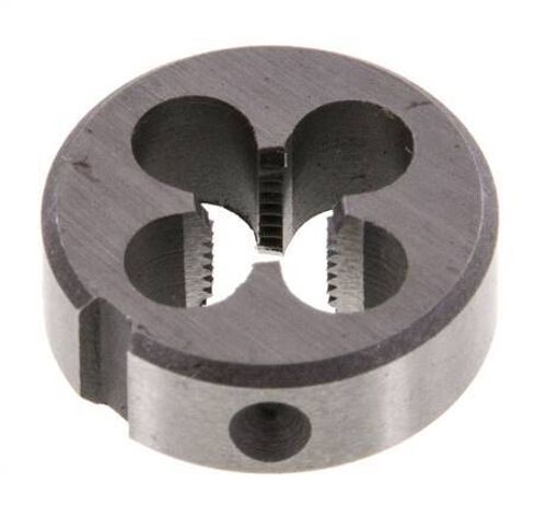 Filière ronde DIN EN 22568 Filetage fin M 6x0.75