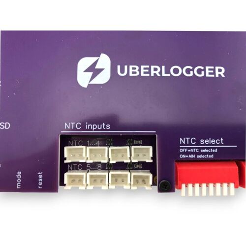 Uberlogger Datalogger 8x NTC/Tension 60V - 6x Numérique