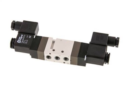 electrovanne bistable 5/2 G1/8'' 12V DC 1.5-10bar/21.0-140psi YPC