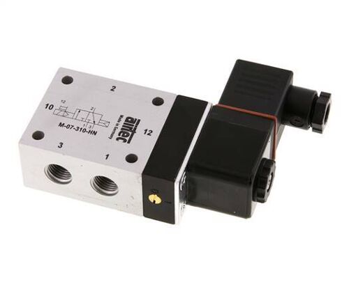 electrovanne 3/2 G1/4'' NC 24V DC ATEX 1.5-10bar/21.0-140psi Airtec