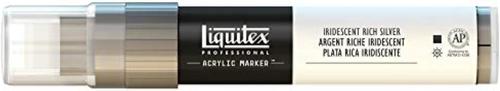 Marqueur Pointe Large Argent Riche Iridescent