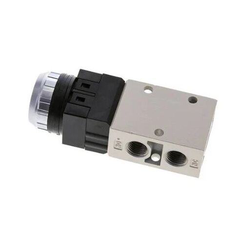 Valve à bouton poussoir 3/2 G1/4'' rouge 0-8bar/0-112psi YPC
