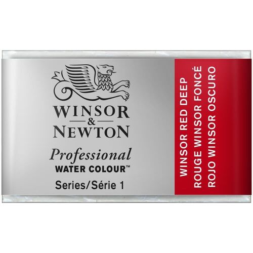 Aquarelle Professionnel - Peinture Aquarelle, Haute Luminosit¿¿, R¿¿Sistante ¿¿ La Lumi¿¿Re, Qualit¿¿ Archive, Godet, Couleur Rouge Winsor Fonc¿¿