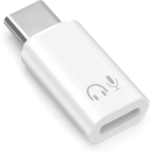 KALANKA-Adaptateur Lightning vers USB C pour Casque prenant en Charge Le contrôle de Ligne, Adaptateur Audio Lightning vers USB-C pour iPhone 16/15, iPad et Autres Ports Audio de Type, Blanc