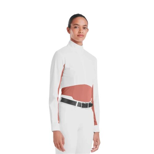 Chemise D'équitation Manches Longues Femme Horse Pilot Monica Xs Femme Orange