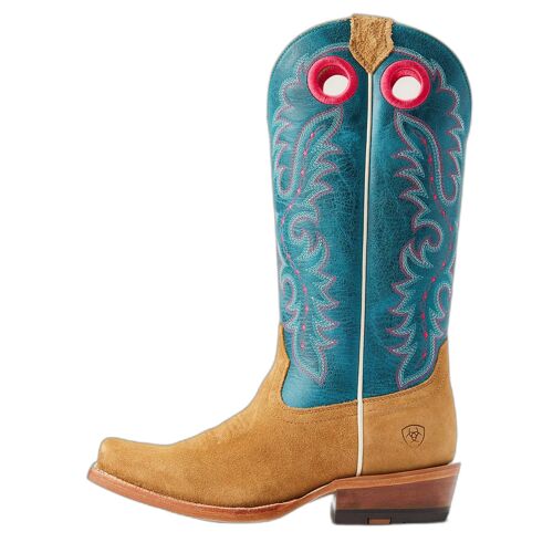 Chaussures Bottes Western En Cuir Ariat Futurity Boon B Bleu