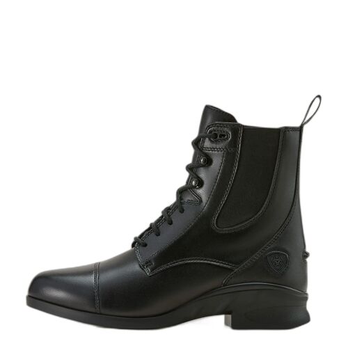 Chaussures Boots D'équitation En Cuir Lacets Ariat Heritage Paddock B Noir