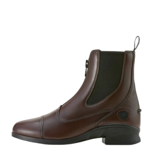 Chaussures Boots D'équitation En Cuir Zippées Ariat Heritage Paddock B Marron