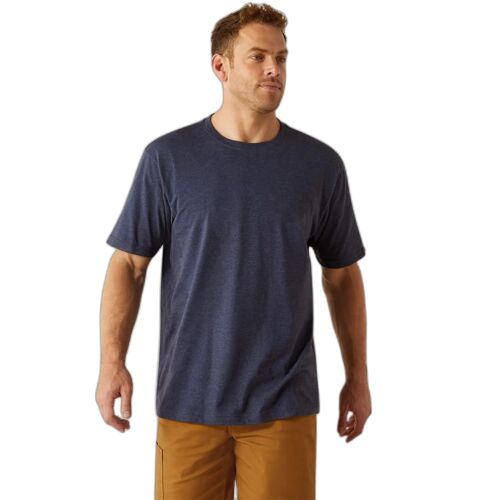 T-Shirt Ariat Rebar Cotton Strong Standard M Male Bleu