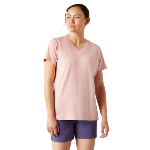 T-Shirt Femme Ariat Rebar Cotton Strong S Femme Rose