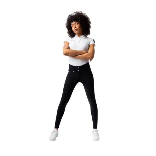 Pantalon Équitation Full Grip Femme Horze Grand Prix Pro 42 Femme Bleu