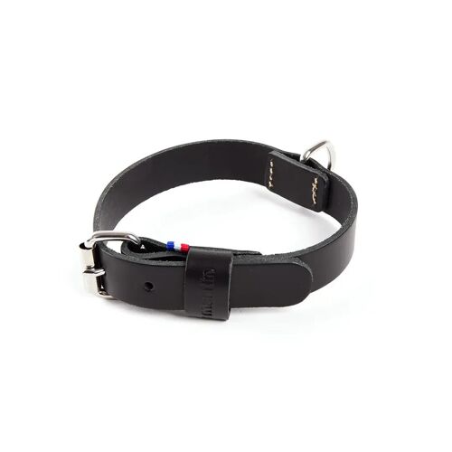Collier Pour Chien En Cuir Bicolore Martin Sellier 499 25/37/45 Cm Mixte Noir