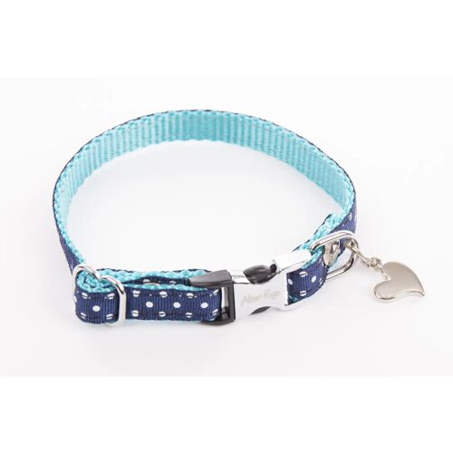 Collier Pour Chien Pois Alter Ego Xs 10x17/27 Cm Mixte Bleu