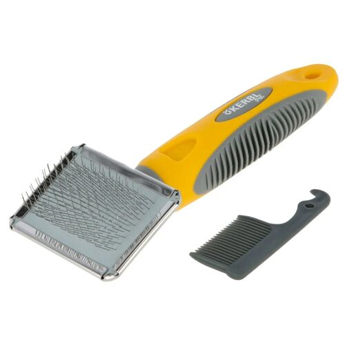 Brosse Carde Douce Pour Rongeurs Kerbl 16x6 Cm Mixte Jaune