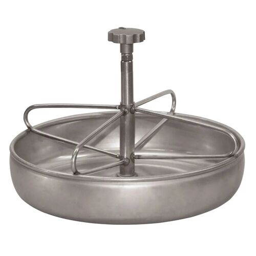 Mangeoire Inox Pour Porcelet Kerbl 25 Cm Mixte Argenté