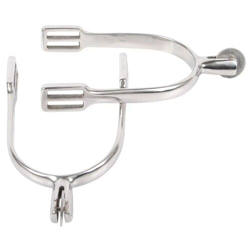Éperon D'équitation Grand Molette Lisse Harry's Horse D30 Mixte Argenté