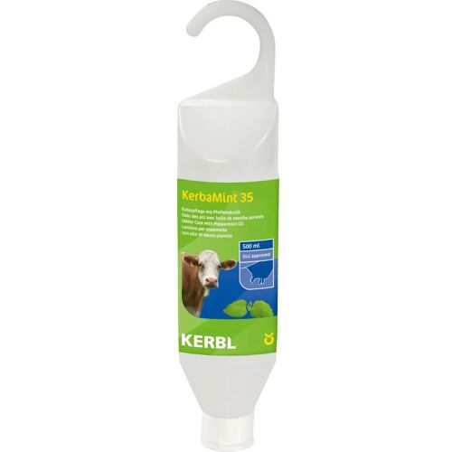 Soin Du Pis En Flacon Suspendu Kerbl Kerbatmint 35 500 Ml Mixte Blanc