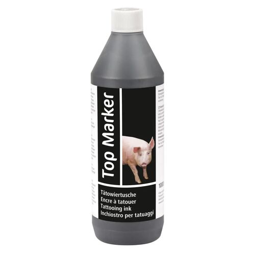 Encre À Tatouer Kerbl 1000 Ml Mixte Noir