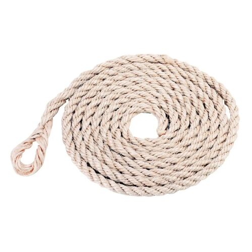 Longe/Corde Sisal Torsadé Avec Petite Boucle Kerbl (X1) 320 Cm Mixte Beige
