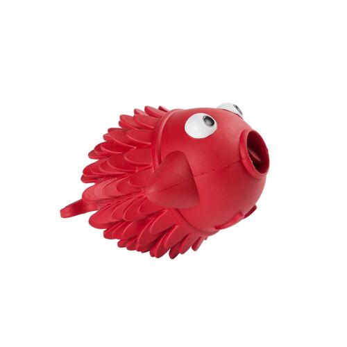 Jouet Pour Chien Distributeur De Friandises Eyenimal Fish 117x96x139 Mm Mixte Rouge