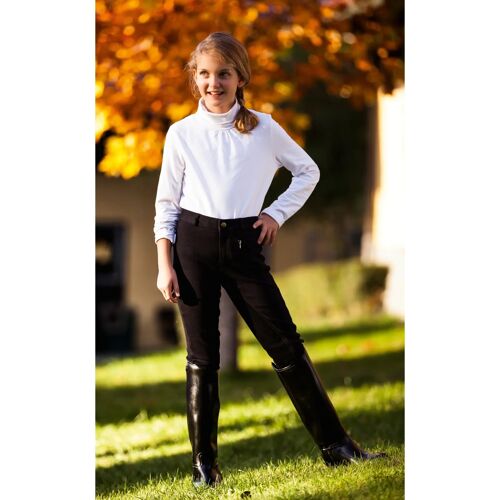 Pantalon Équitation Fille Covalliero Economic 16 Ans Femme Noir