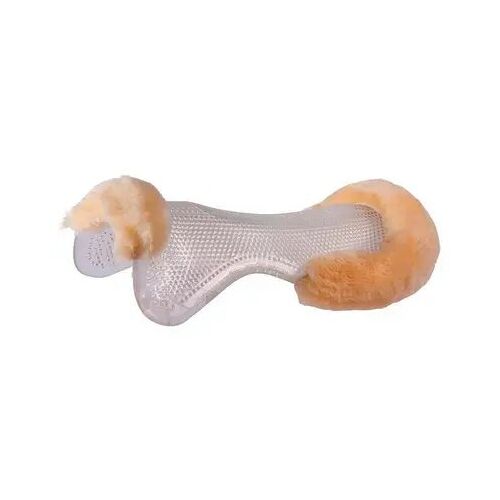 Amortisseur Pour Cheval Avec Soft Gel En Peau De Mouton Br Equitation L Mixte Blanc