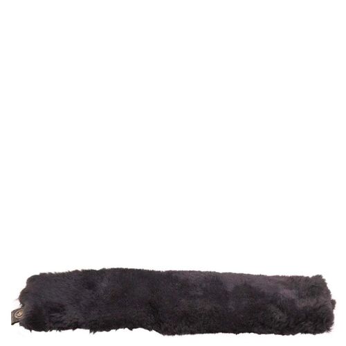 Fourreau De Sangle De Dressage Pour Cheval En Mouton Br Equitation 60 Cm Mixte Noir