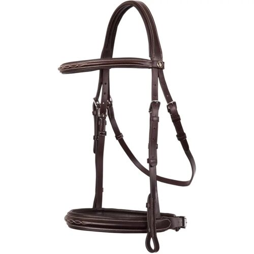 Bridons Équitation Mexicain Anatomique Br Equitation Oxford Cob Mixte Marron