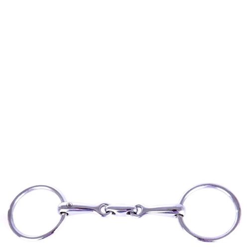 Mors Double Brisures Pour Cheval Massif Inox Pour Poney Br Equitation 9,5 Cm Mixte Violet