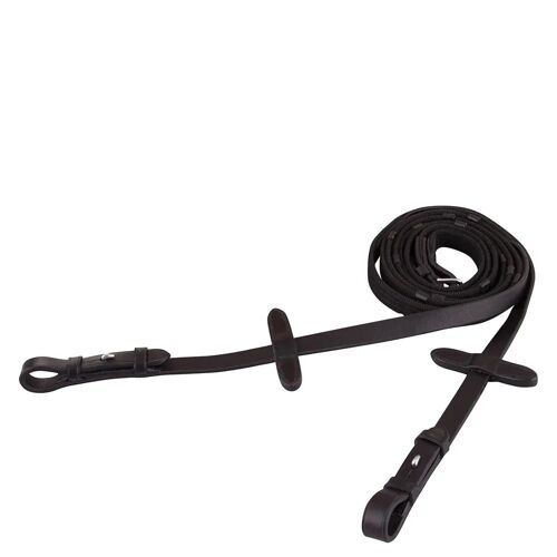 Rênes Pour Cheval En Toile Aveugle Rond Br Equitation E.Full Mixte Noir