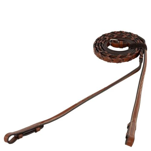 Rênes Pour Cheval En Cuir Chasse Br Equitation Full Mixte Marron