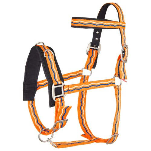 Caveçon Nylon Pour Cheval Imperial Riding Cob Mixte Orange