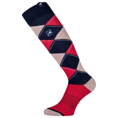 Chaussettes À Carreaux Équitation Euro-Star Polygiene Xl Mixte Bleu