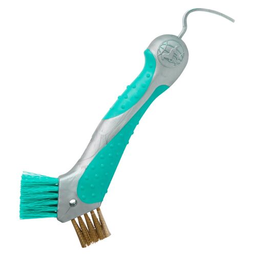 Cure-Pied Pour Cheval Avec Brosse Imperial Riding Scraper Tu Mixte Vert