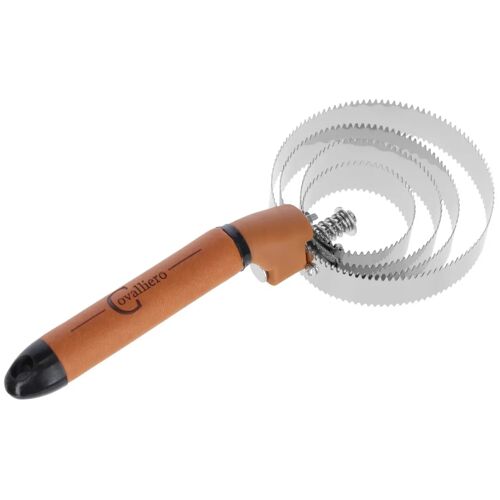 Étrille Américaine Pour Cheval Covalliero Deluxe 26,5x10,5x4,7 Cm Mixte Marron