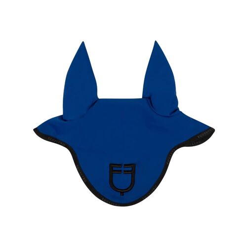 Bonnet Court En Tissu Technique Avec Logo Equestro Cob Mixte Bleu