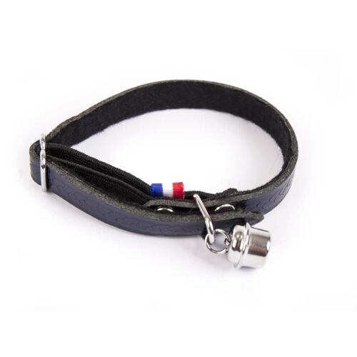 Collier Pour Chat En Cuir Tressé Martin Sellier Tu Mixte Bleu