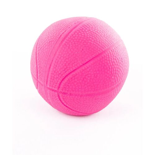 Balle Pour Chien Basket Latex Martin Sellier Tu Mixte Rose
