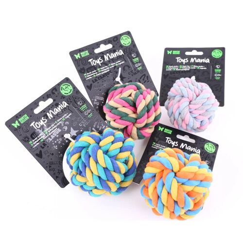 Balle Pour Chien En Coton Martin Sellier 10 Cm Mixte Multicolore
