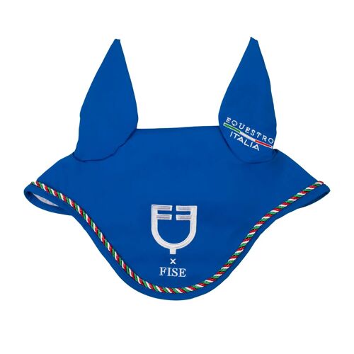 Bonnet Court Pour Cheval En Matière Avec Corde Equestro X Fise Full Mixte Bleu