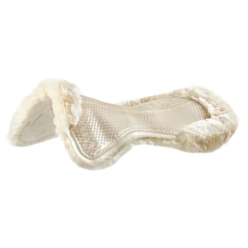 Coussinets Pour Cheval Thérapeutique En Gel , Peau De Mouton Intégrale Acavallo Gp Cc M Mixte Blanc