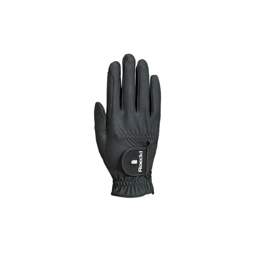 Gants D'équitation En Cuir Roeckl Grip Pro Taille 7 Mixte Noir
