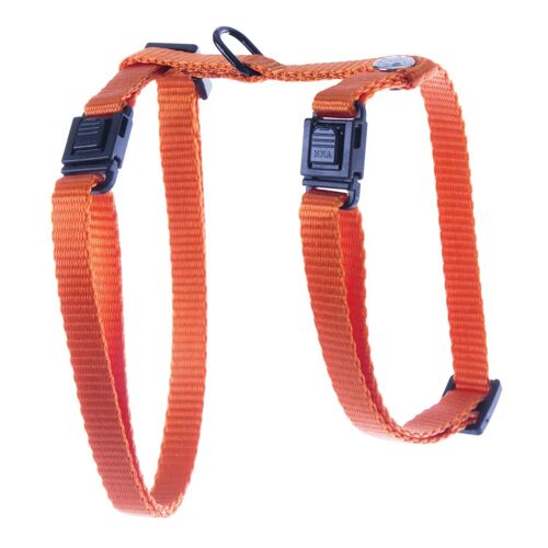 Harnais Pour Chat Classic Nylon Martin Sellier 10x35/50 Cm Mixte Orange