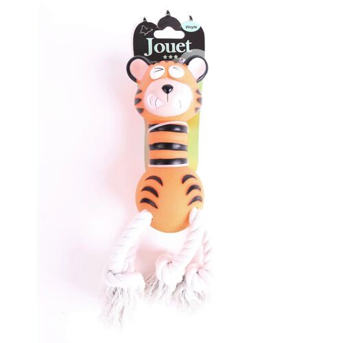 Jouet Pour Chien Vinyle Corde Martin Sellier Super Tu Mixte Orange