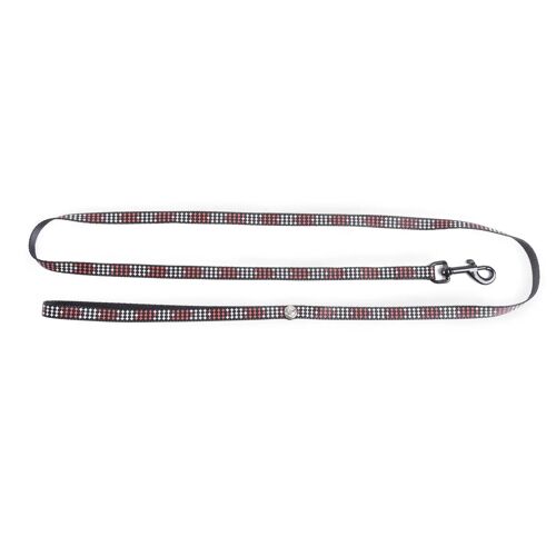 Laisse Pour Chien Croix Nylon Martin Sellier 10x120 Cm Mixte Rouge