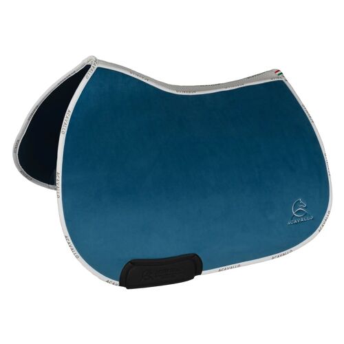 Tapis De Selle Pour Chevalfaux Acavallo Louvre Square Pad Jump Tu Mixte Bleu