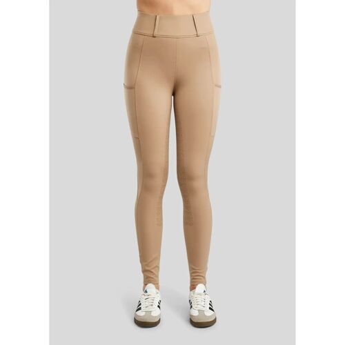 Legging Équitation Full Grip Femme Montar Moelaine Logo 38 Femme Marron