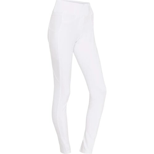 Legging Équitation Full Grip Fille Equipage Kalea 10 Ans Femme Blanc