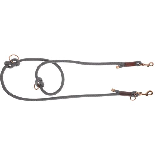 Laisse Longue Pour Chien Kerbl Monte Carlo 12 Mm 200 Cm Mixte Gris