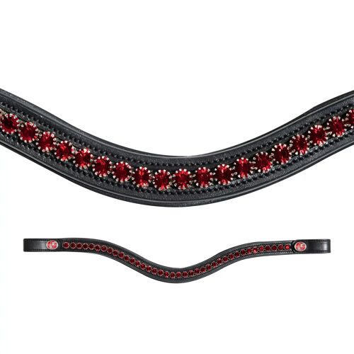 Frontal Pour Cheval Kieffer Flexiloop Cob Mixte Noir